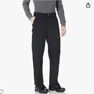 NEW WITH TAGS MEN’S LARGE REGULAR TRU-SPEC TACTICAL BLACK CARGO PANTS